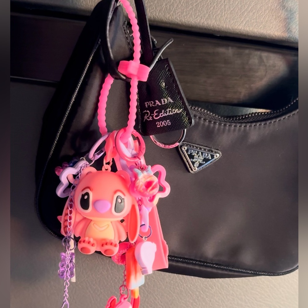 Stitch bag charm